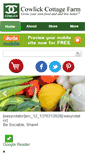 Mobile Screenshot of cowlickcottagefarm.com